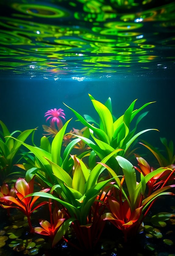 enchanting aquatic plant spotlighting