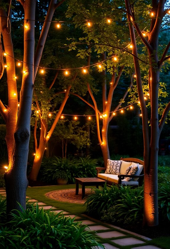 enchanting garden gathering lighting