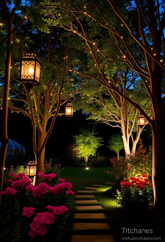 enchanting garden lighting ideas