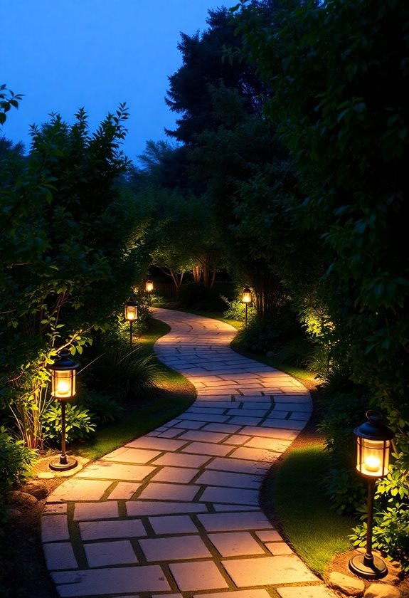 enchanting garden path lighting