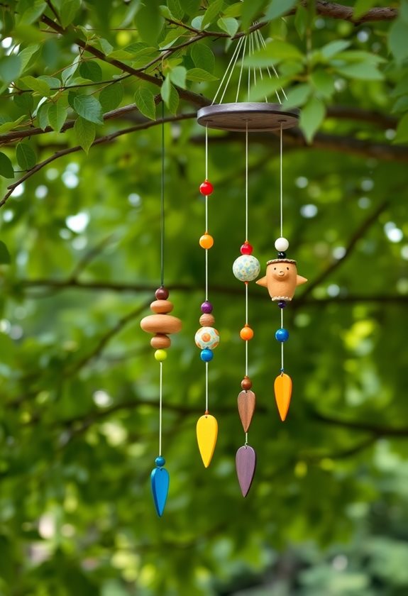 enchanting garden wind chimes