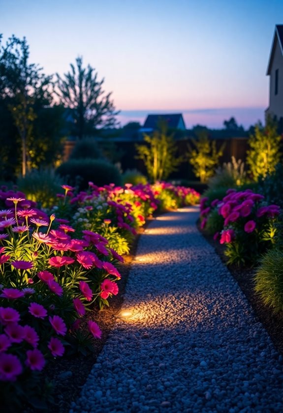 enchanting pathway ambient lighting
