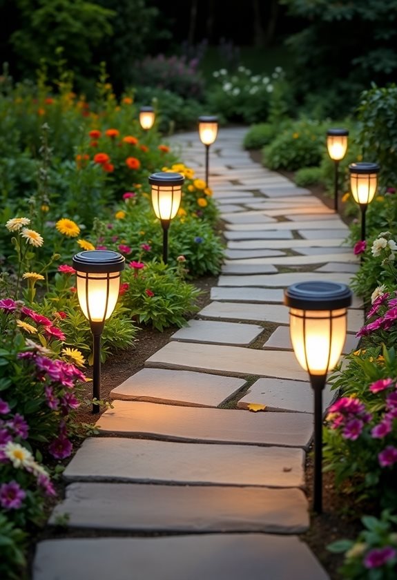 enchanting solar path lights