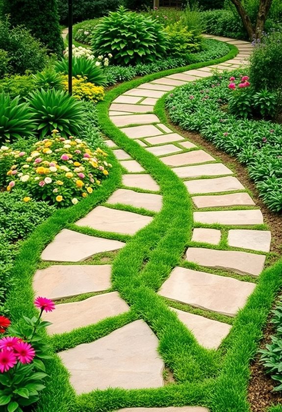 enchanting winding garden paths