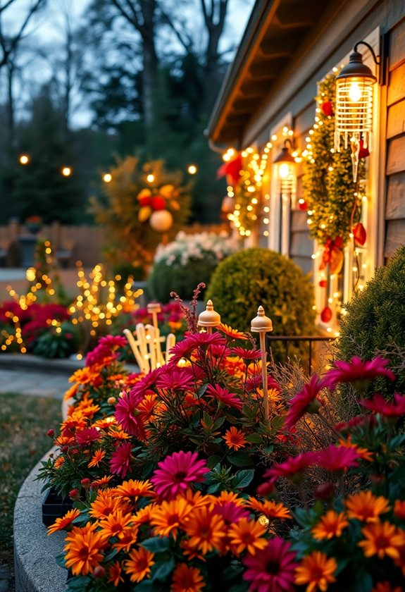 enhance ambiance with seasonal lighting