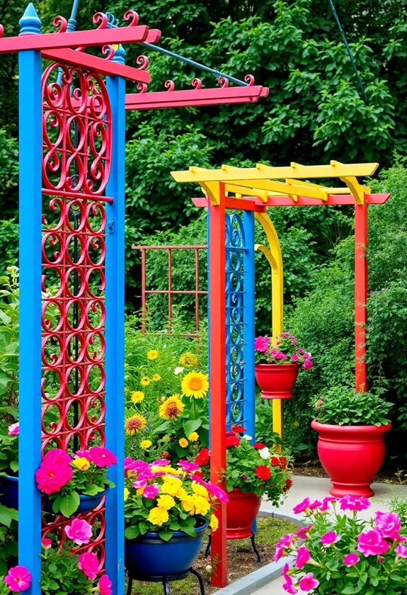 enhance garden beauty structures