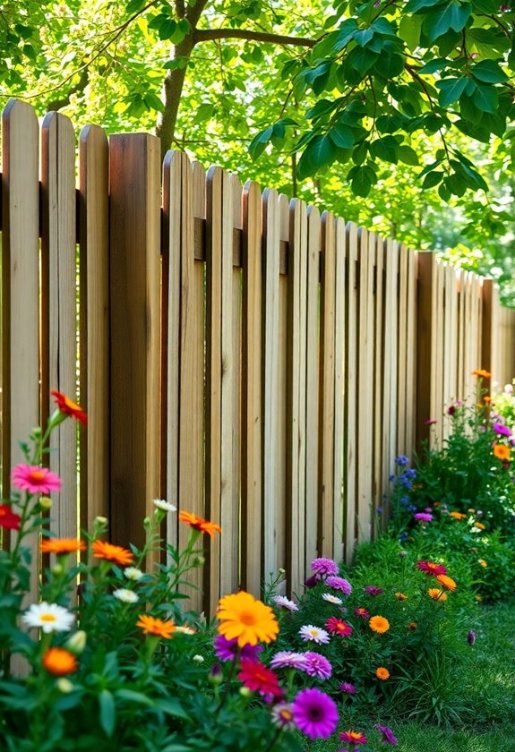 enhance garden with fencing