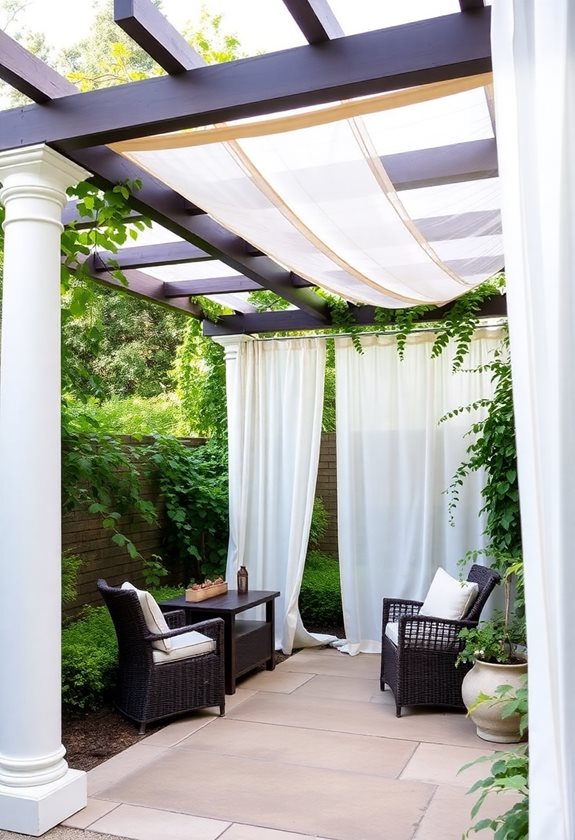 enhance garden with shade