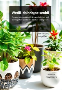 enhancing drainage for plants