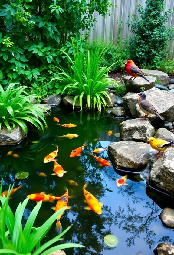 enhancing pond wildlife ecosystem