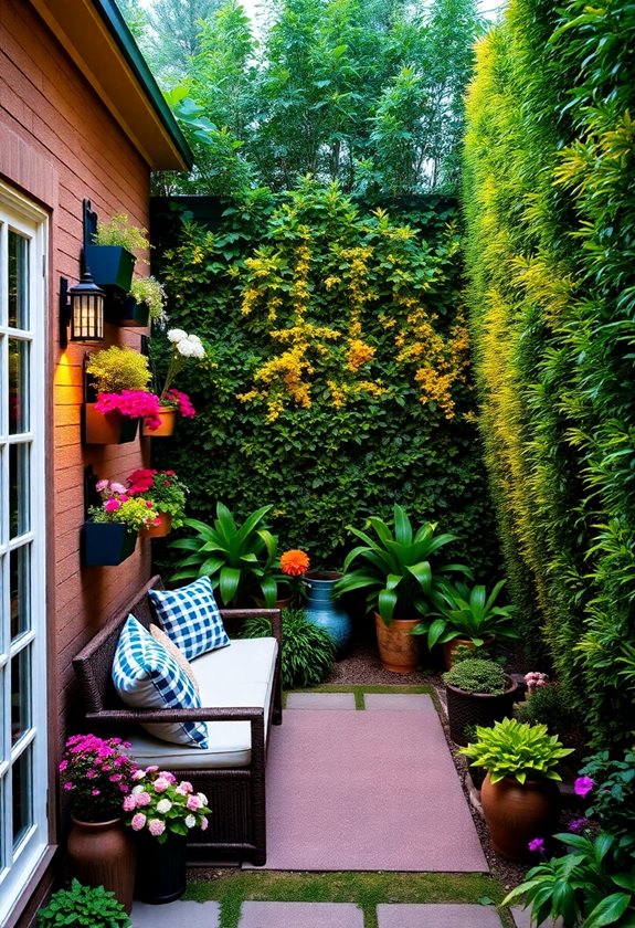enhancing small garden spaces