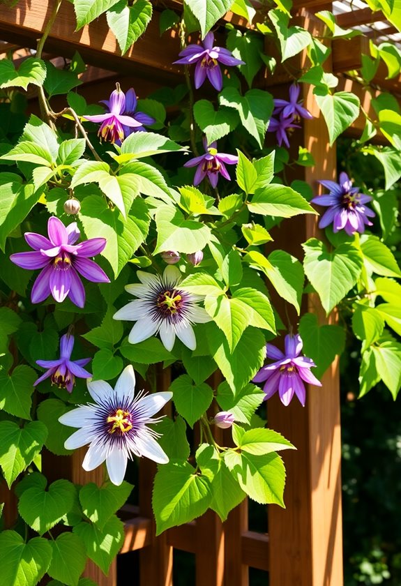 exotic blooms and fruits