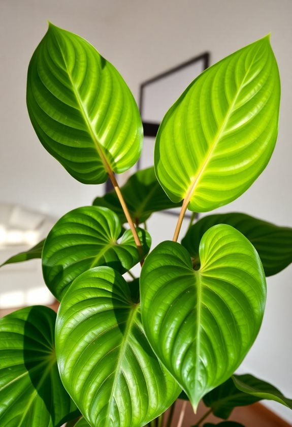 exotic oversized leaves require care