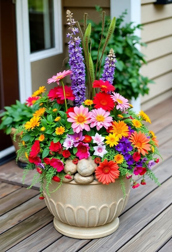 eye catching container arrangements