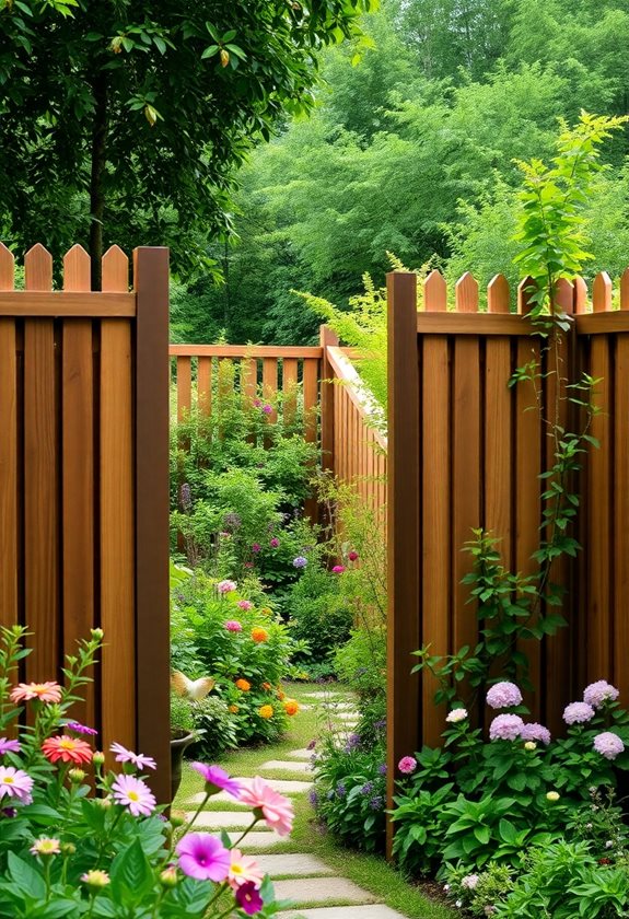 fencing enhances outdoor privacy