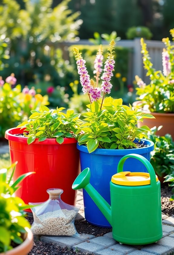 fertilizing outdoor container plants