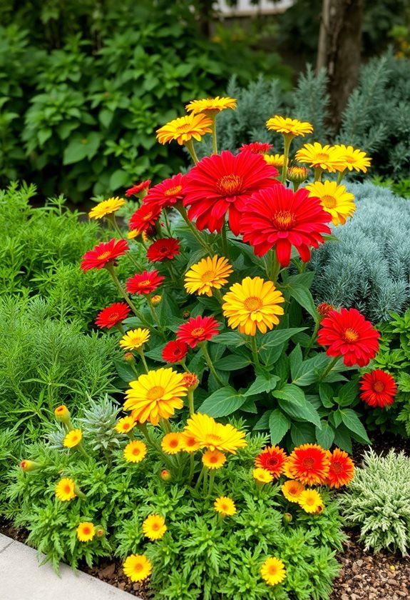 foliage enhances garden design