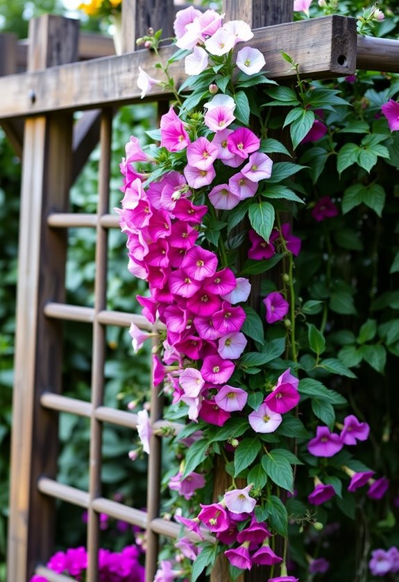fragrant colorful climbing flowers