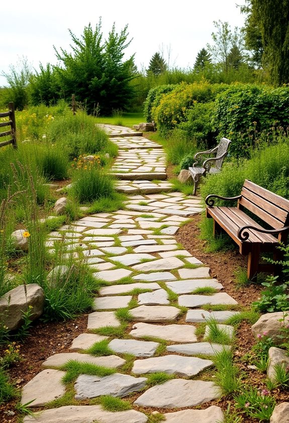 functional garden path features
