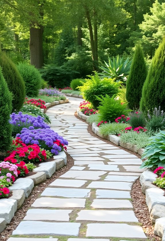 garden aesthetic enhancement pathways