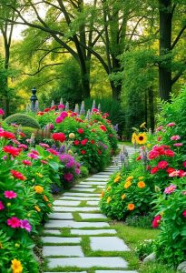 garden borders and pathways