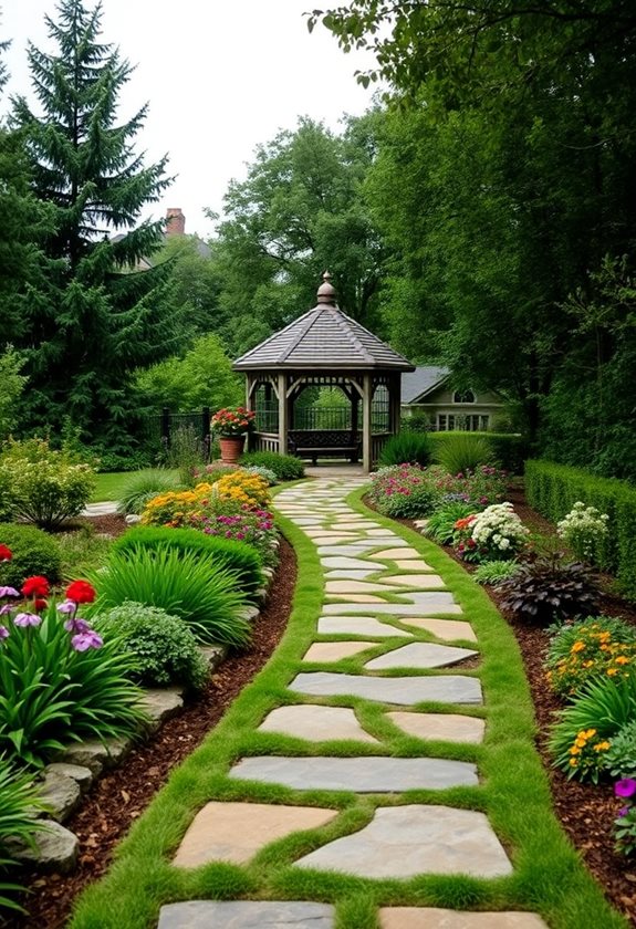 garden path focal points