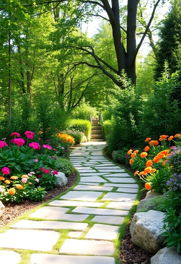 garden pathway material selection