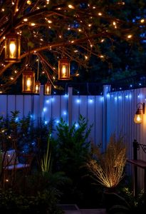 garden space lighting inspiration