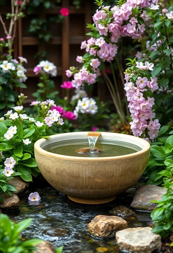 garden water bowl harmony