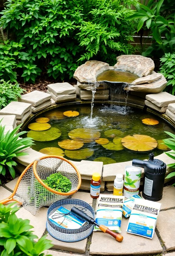 garden water feature maintenance
