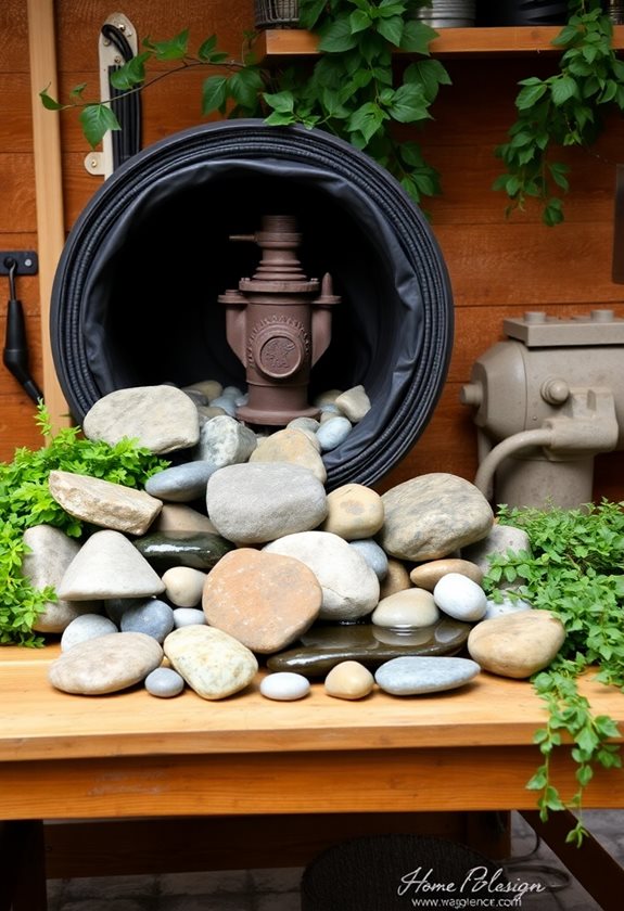 gather essential waterfall materials
