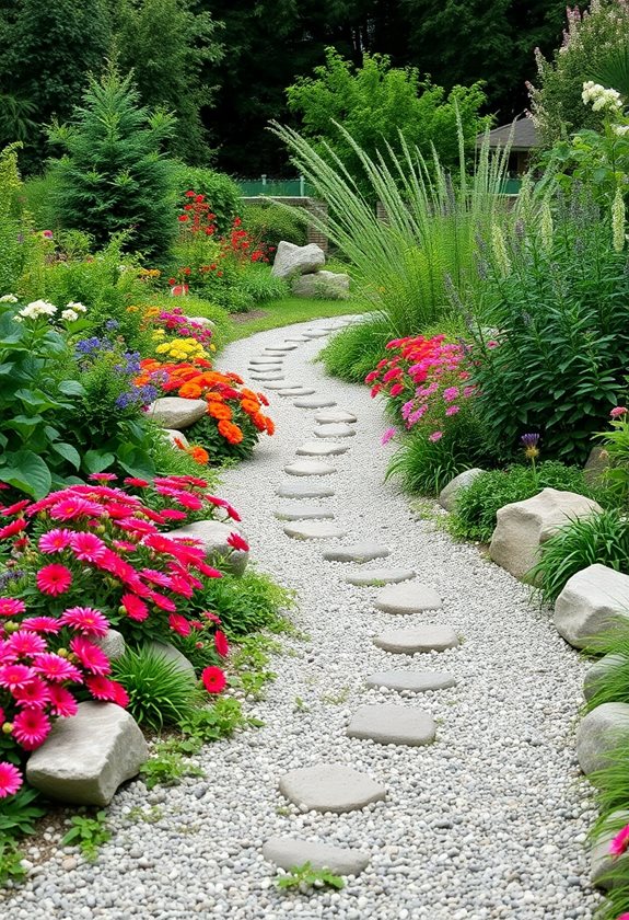 gravel garden path aesthetics