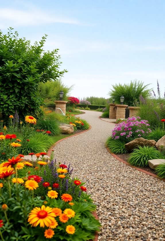gravel garden path versatility