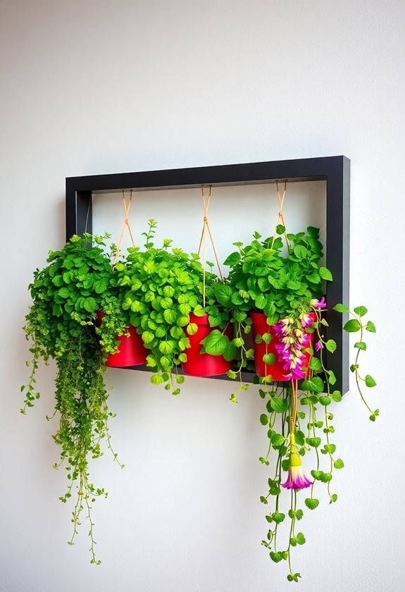 hanging planter systems elevate spaces