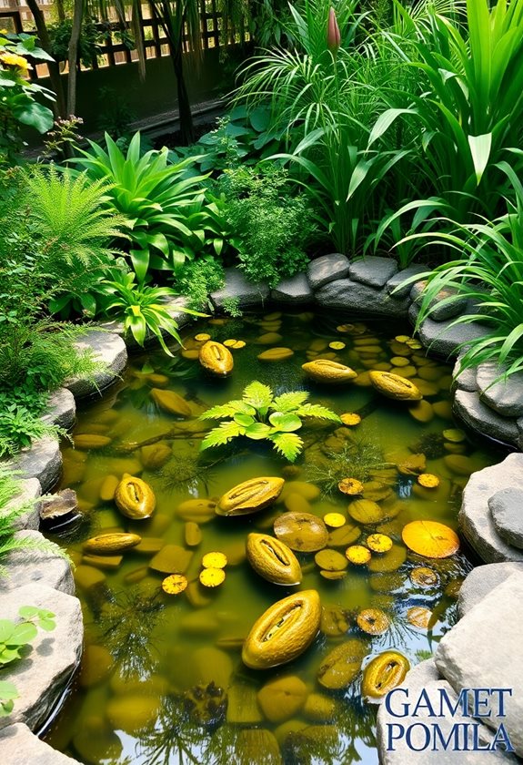 healthy pond ecosystem maintenance