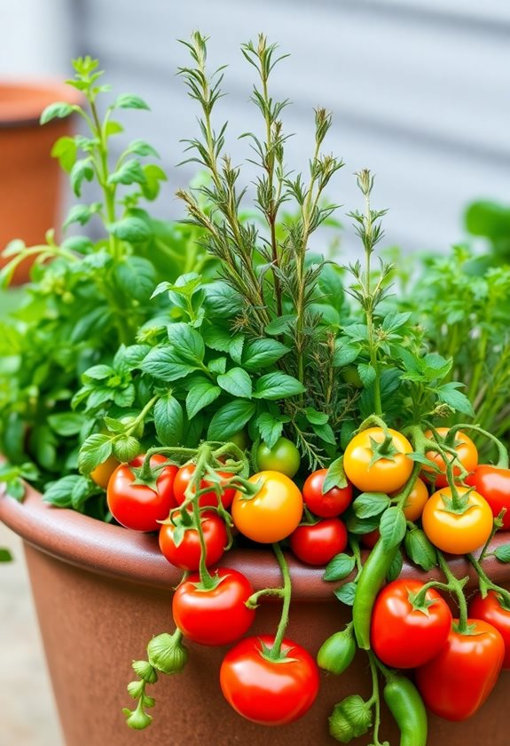herbs enhancing vegetable growth
