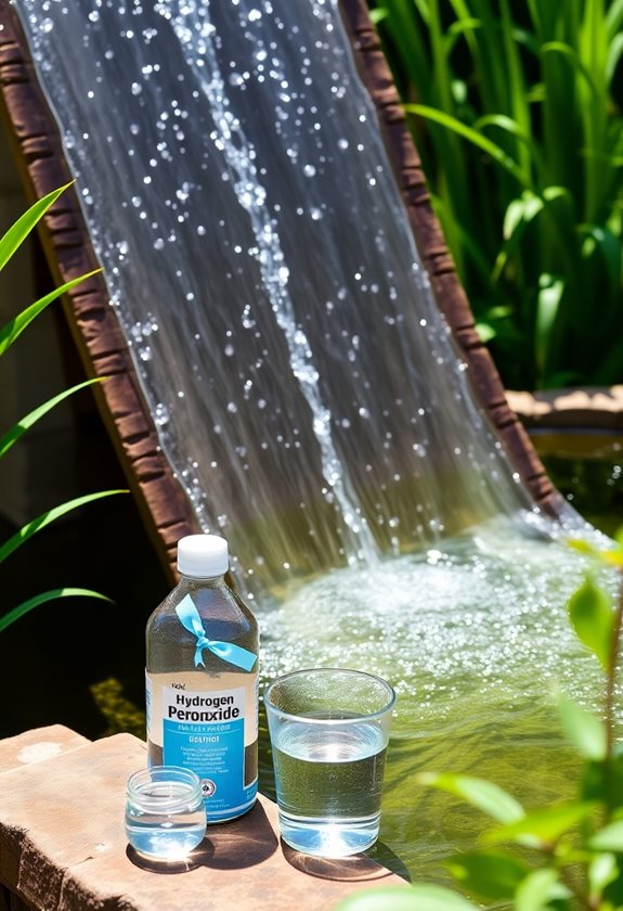 hydrogen peroxide water cleaning