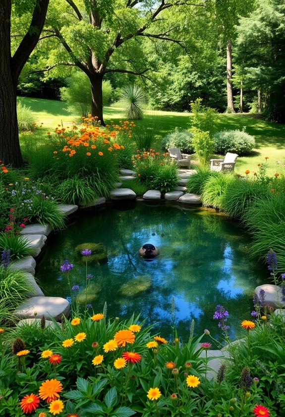 ideal natural pond location