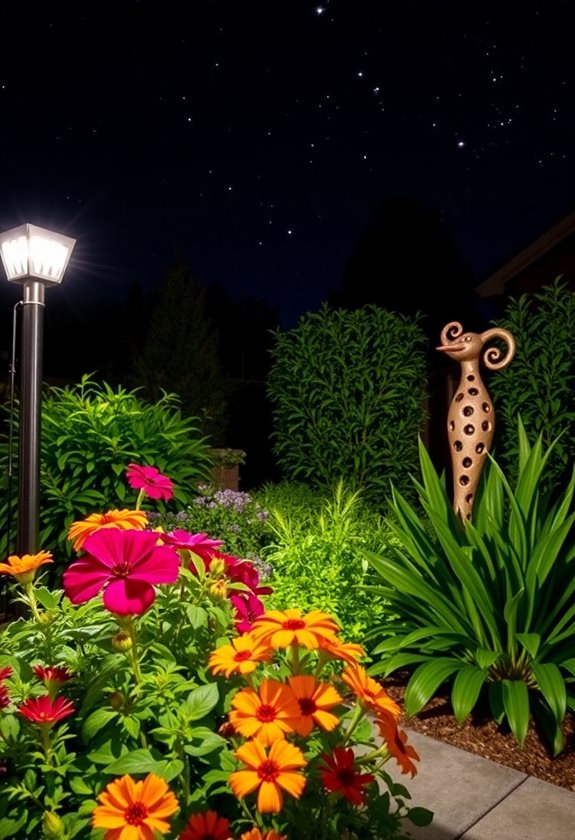 illuminate garden features beautifully