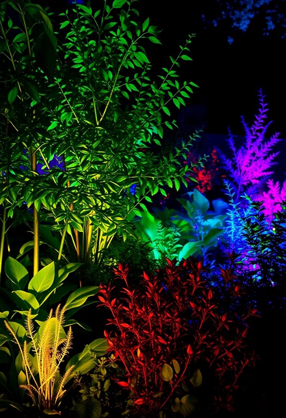 illuminate plants with color