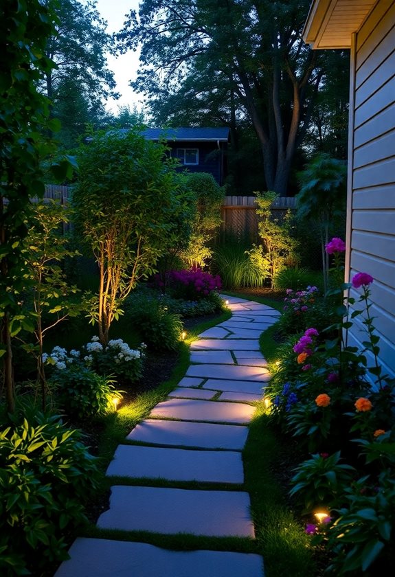 illuminated pathways for safety