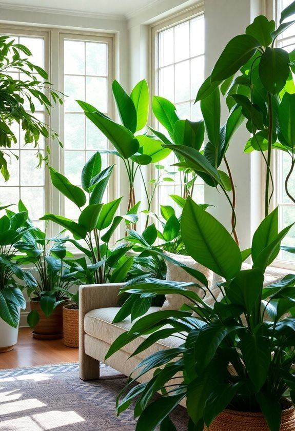 indoor plants improve air quality
