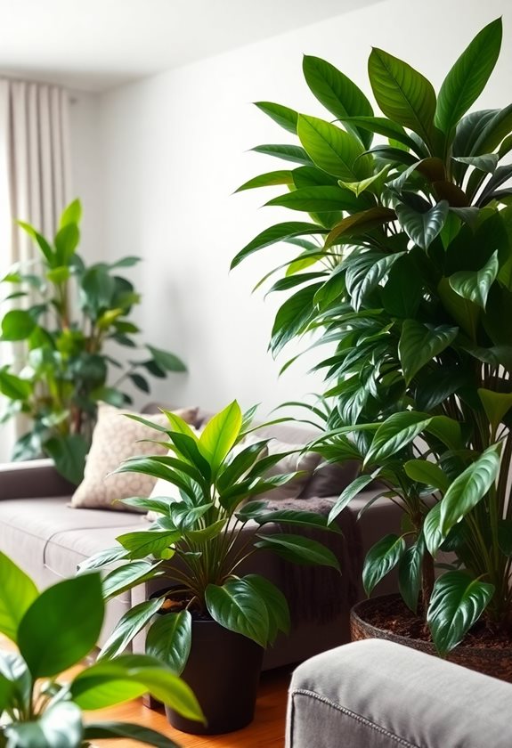 indoor plants improve humidity