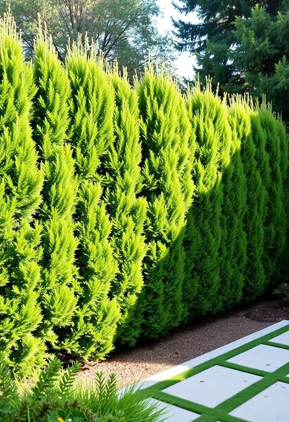 juniper shrubs for privacy