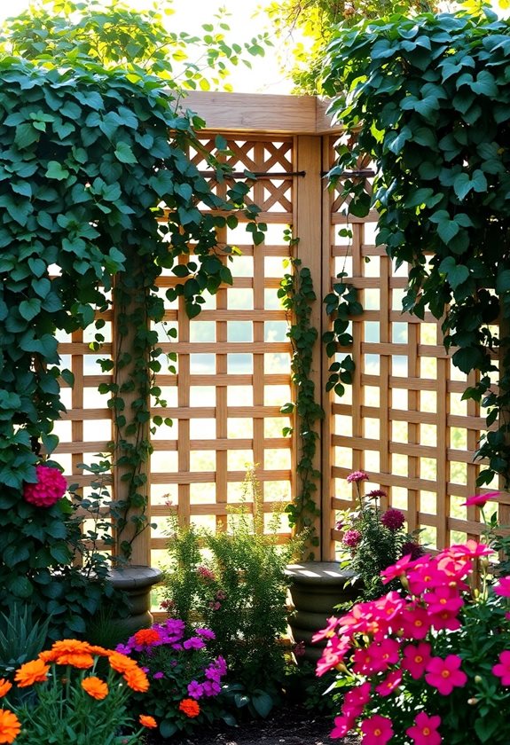 lattice fencing for privacy