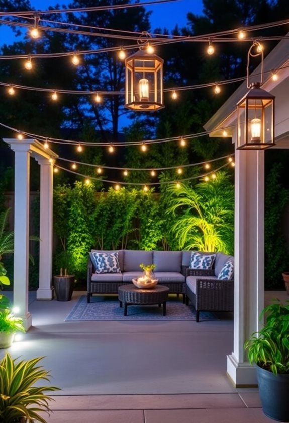 layered outdoor lighting techniques