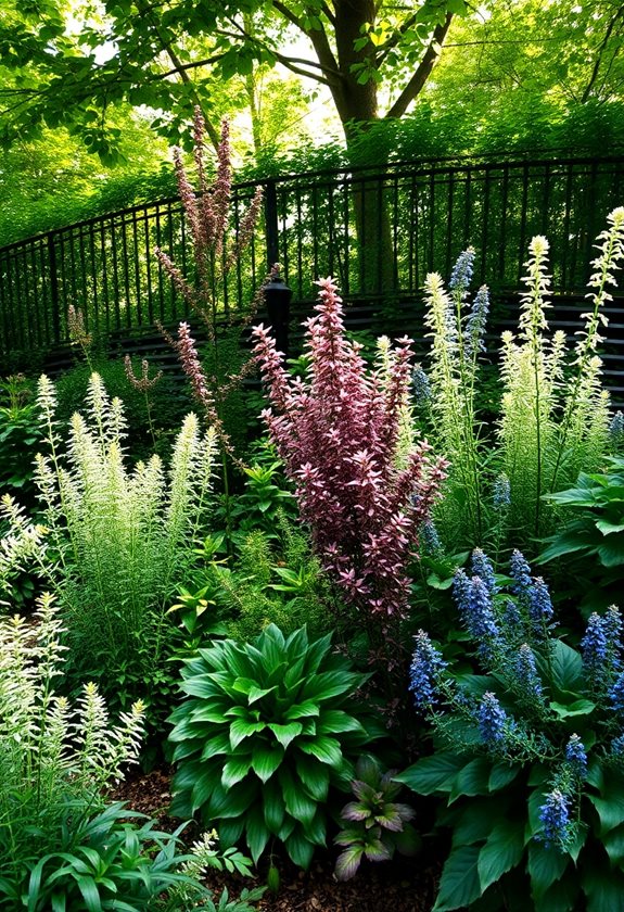 layering plants for depth