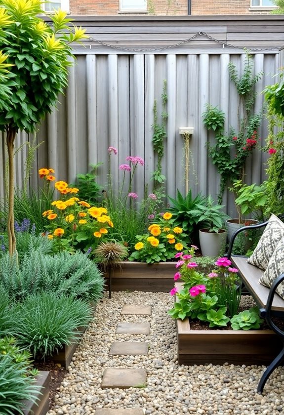 layering plants for depth