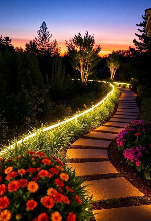 led strip lights pathways