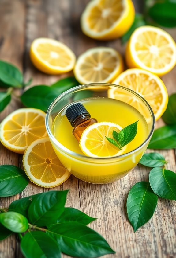 lemon juice essential oil cleaner